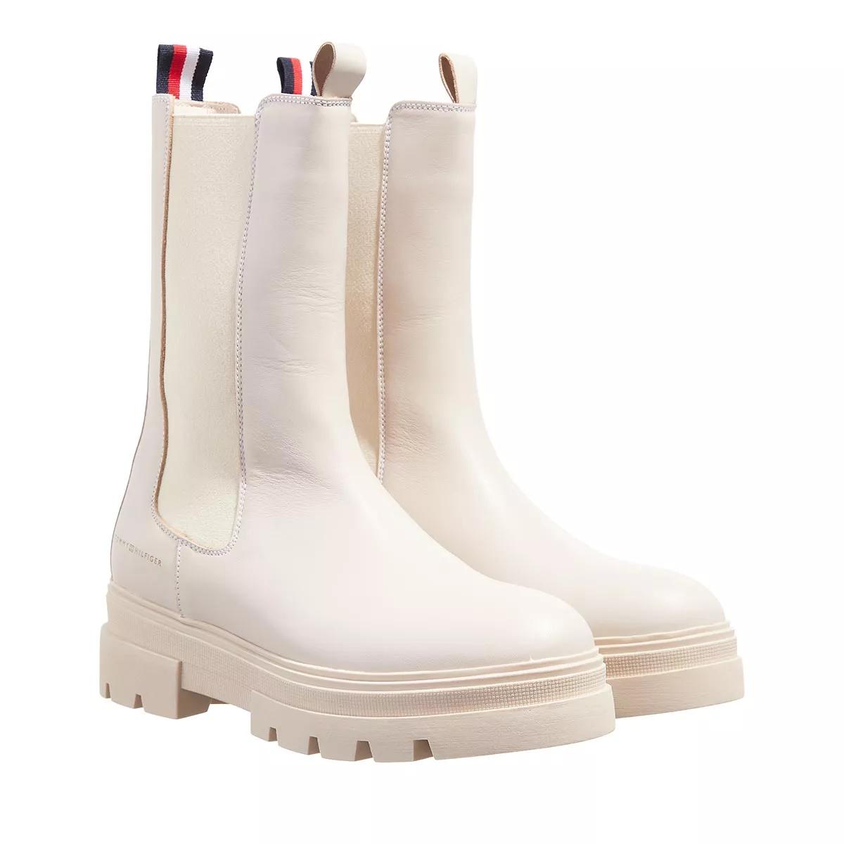 Tommy Hilfiger Boots & Stiefeletten - Monochromatic Chelsea Boot - Gr. 42 (EU) - in Creme - für Damen von Tommy Hilfiger