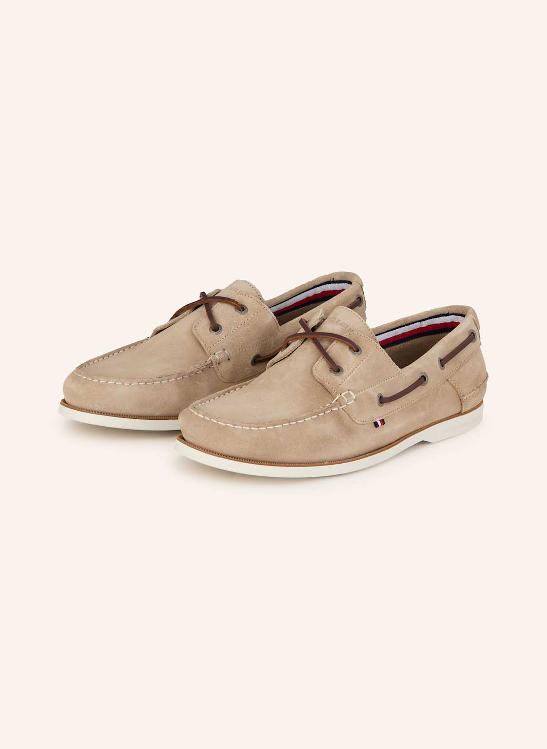 Tommy Hilfiger Bootsschuhe beige von Tommy Hilfiger