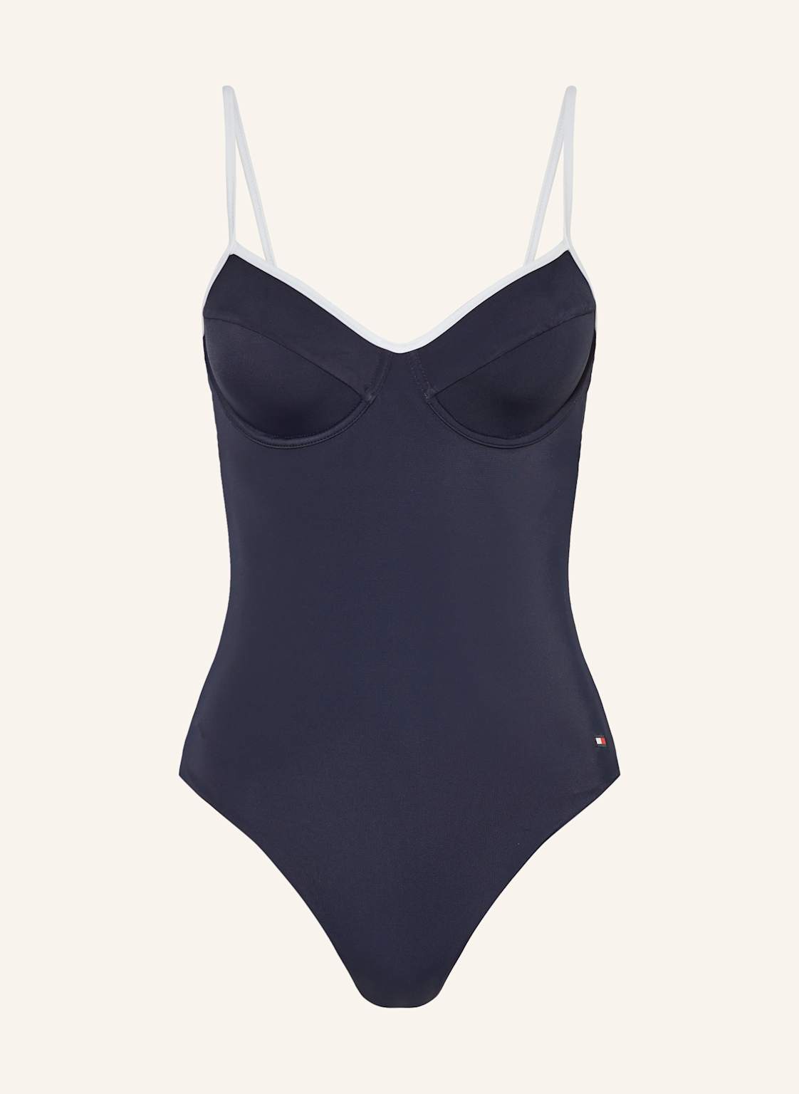 Tommy Hilfiger Bügel-Badeanzug blau Tommy Hilfiger Bügel-Badeanzug blau von Tommy Hilfiger
