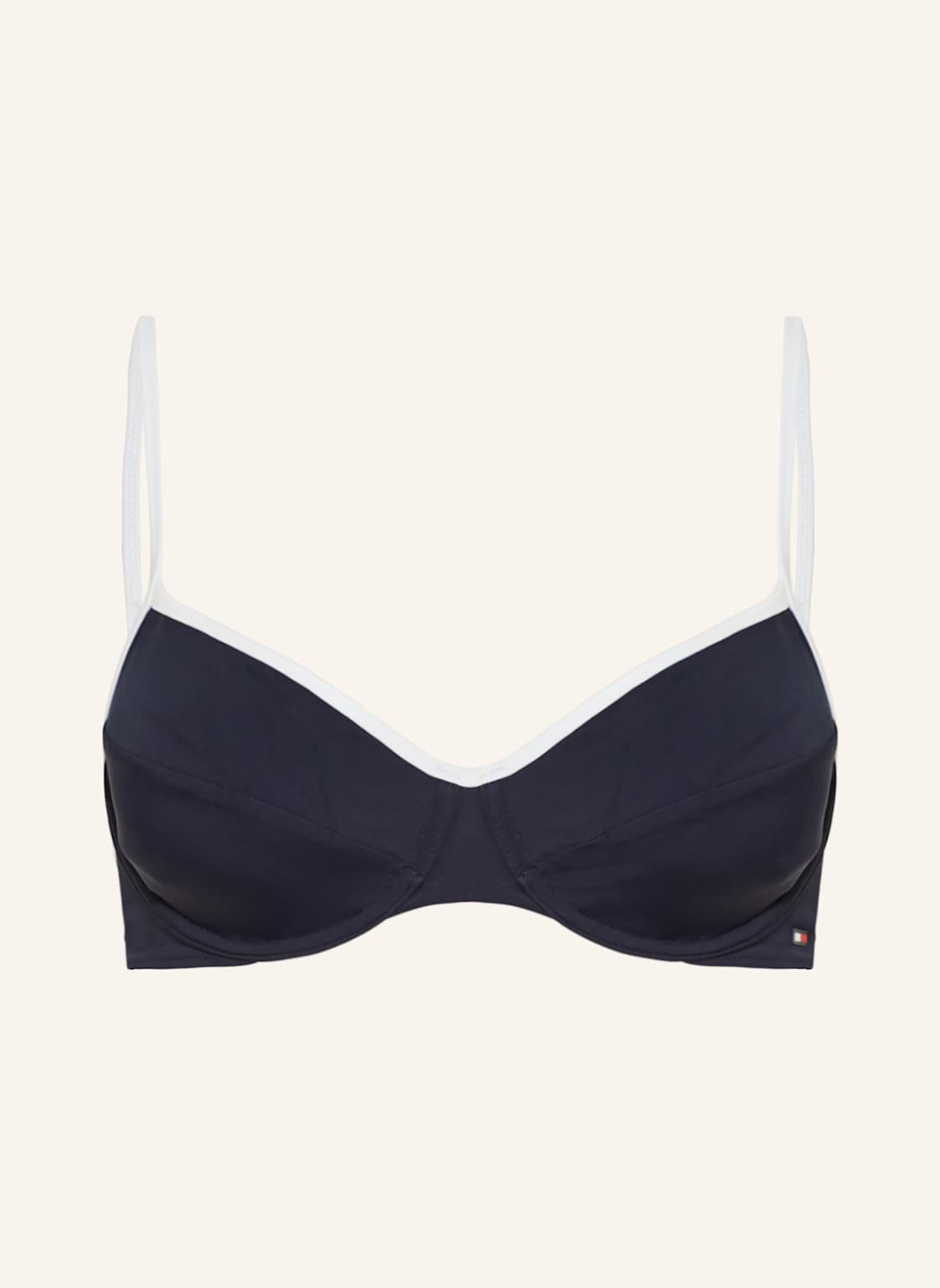 Tommy Hilfiger Bügel-Bikini-Top blau von Tommy Hilfiger