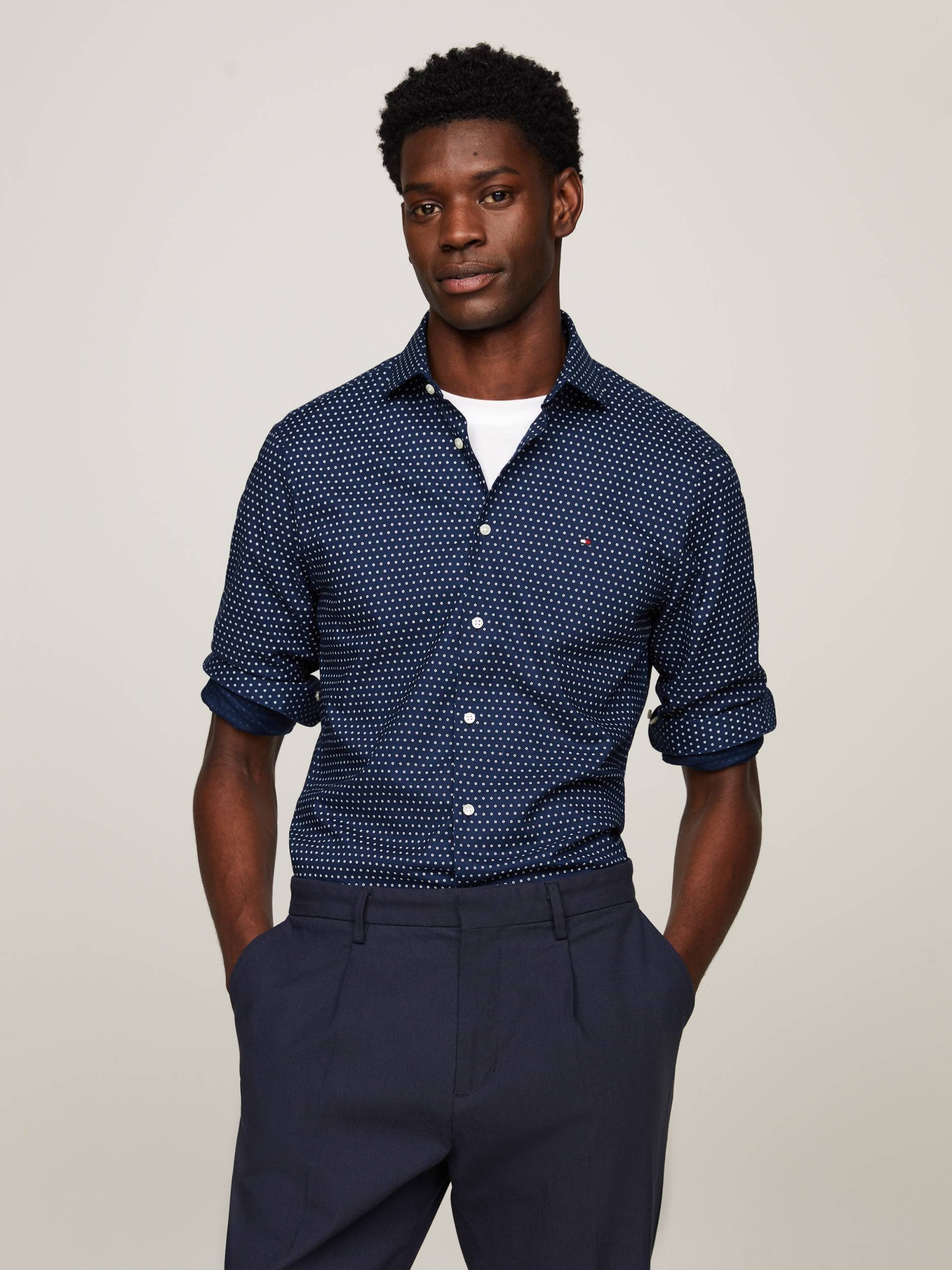 Tommy Hilfiger Businesshemd »CL-W OXF CIRCLE PRINT SHIRT SF« Tommy Hilfiger Businesshemd »CL-W OXF CIRCLE PRINT SHIRT SF« von Tommy Hilfiger