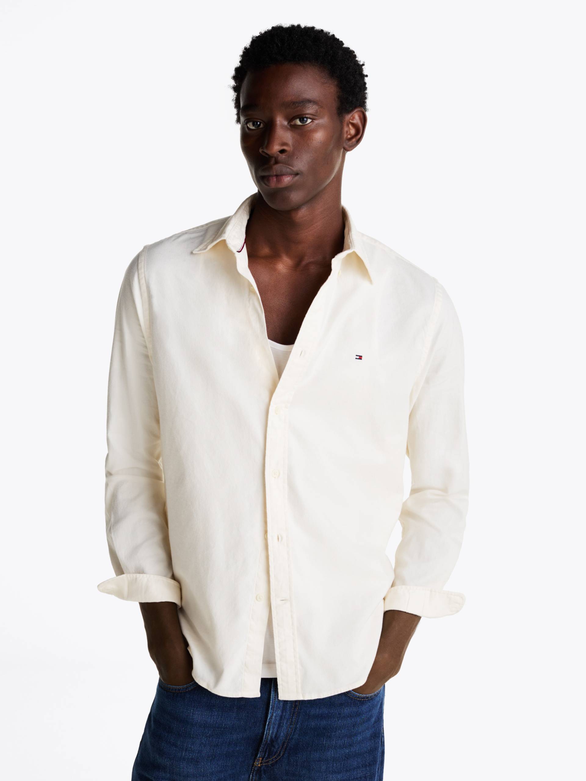 Tommy Hilfiger Businesshemd »FLEX BRUSHED SOLID RF SHIRT« Tommy Hilfiger Businesshemd »FLEX BRUSHED SOLID RF SHIRT« von Tommy Hilfiger