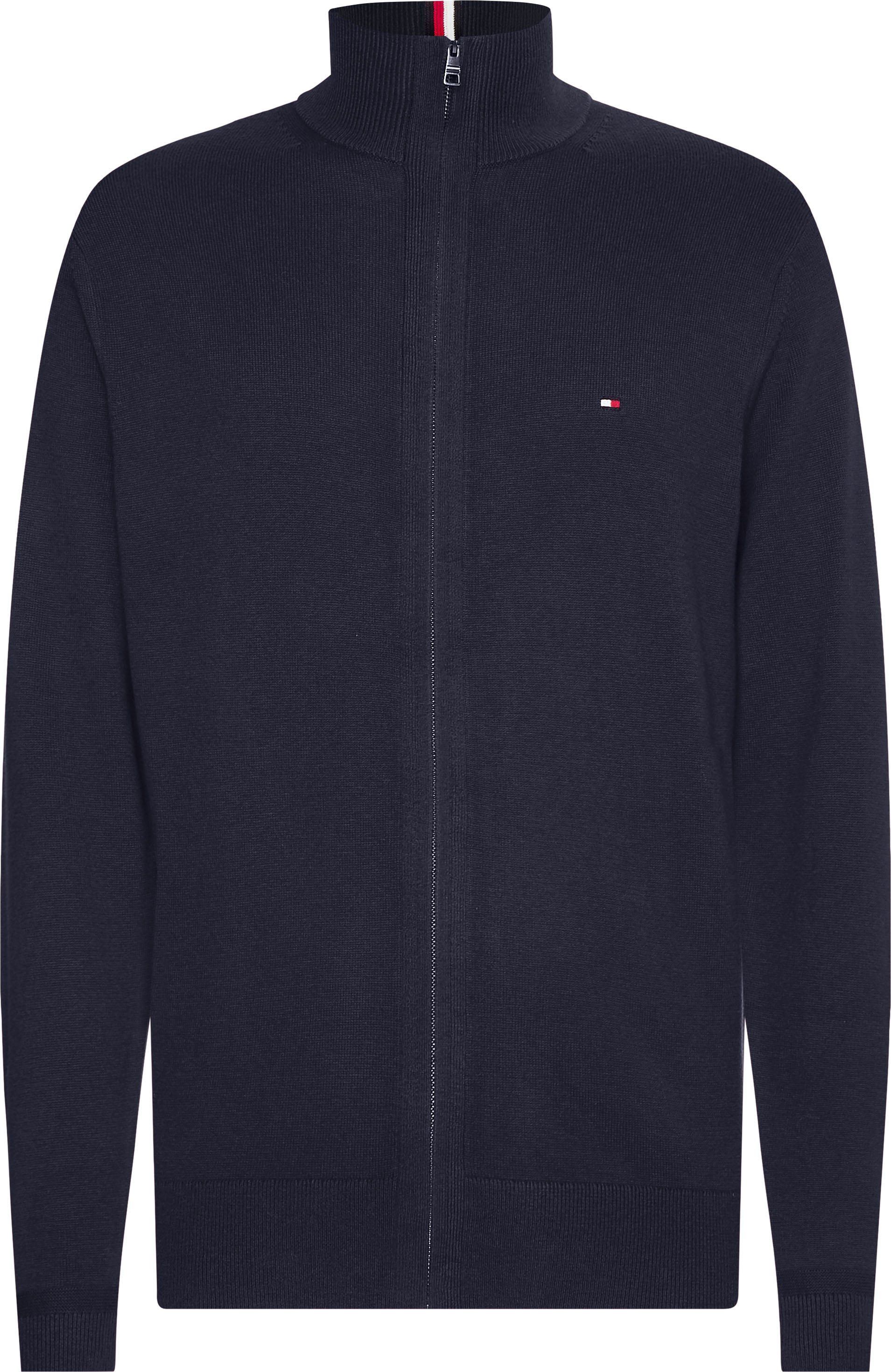 Tommy Hilfiger Cardigan »PIMA ORG CTN CASHMERE ZIP THRU« von Tommy Hilfiger