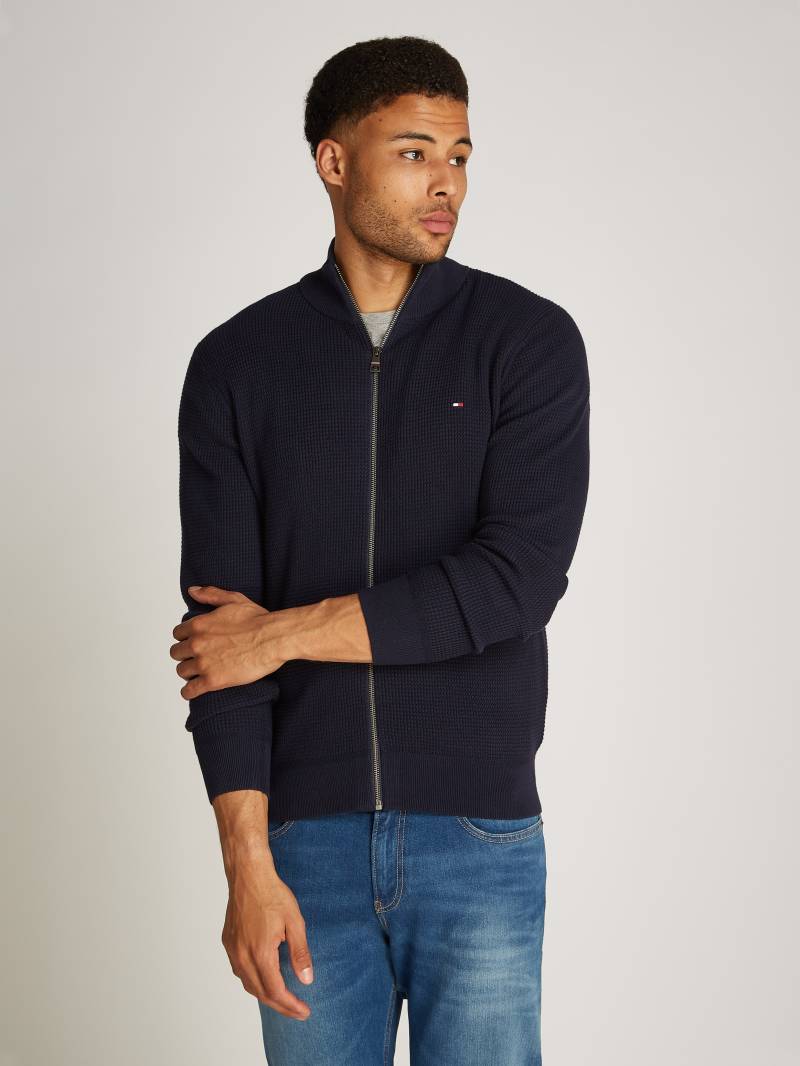 Tommy Hilfiger Cardigan »REFINED STRUCTURE ZIP THRU«, mit feiner Struktur von Tommy Hilfiger