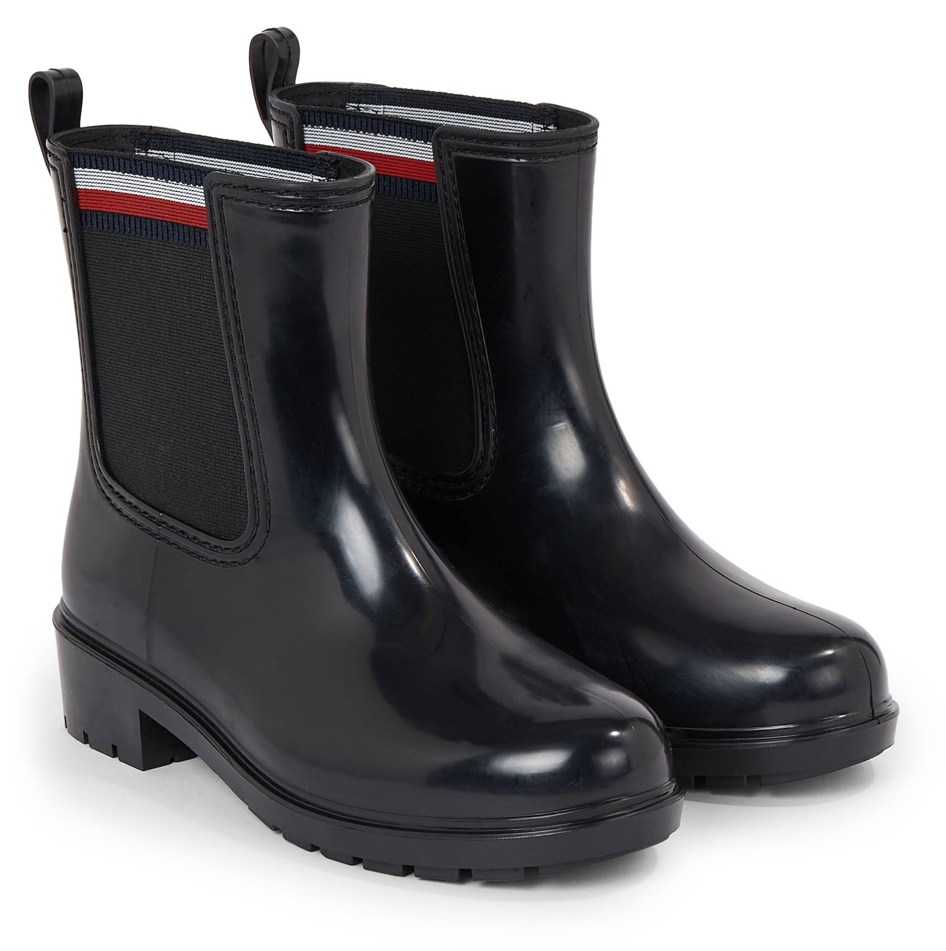 Tommy Hilfiger Chelseaboots »CORPORATE ELASTIC RAINBOOT«, mit beidseitigem Stretcheinsatz von Tommy Hilfiger