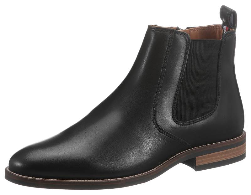 Tommy Hilfiger Chelseaboots »ESSENTIAL HILFIGER LTH CHELSEA«, mit praktischer Anziehlasche von Tommy Hilfiger