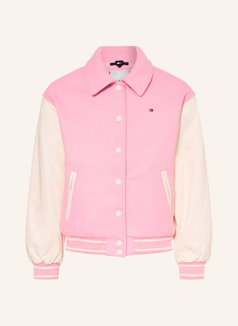 Tommy Hilfiger College-Jacke rosa von Tommy Hilfiger