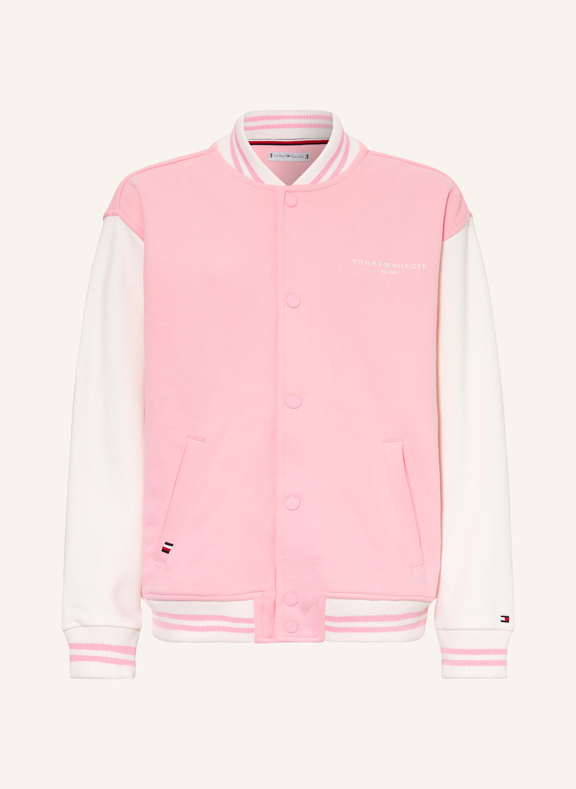 Tommy Hilfiger College-Jacke rosa von Tommy Hilfiger