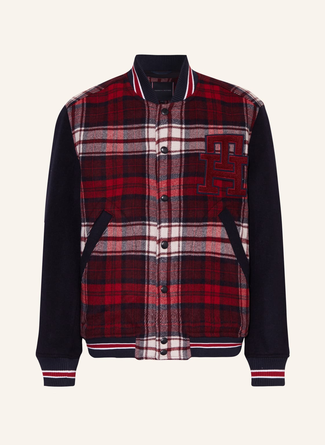 Tommy Hilfiger College-Jacke rot von Tommy Hilfiger