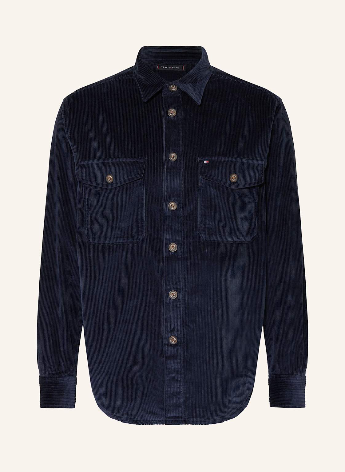 Tommy Hilfiger Cord-Overshirt blau von Tommy Hilfiger