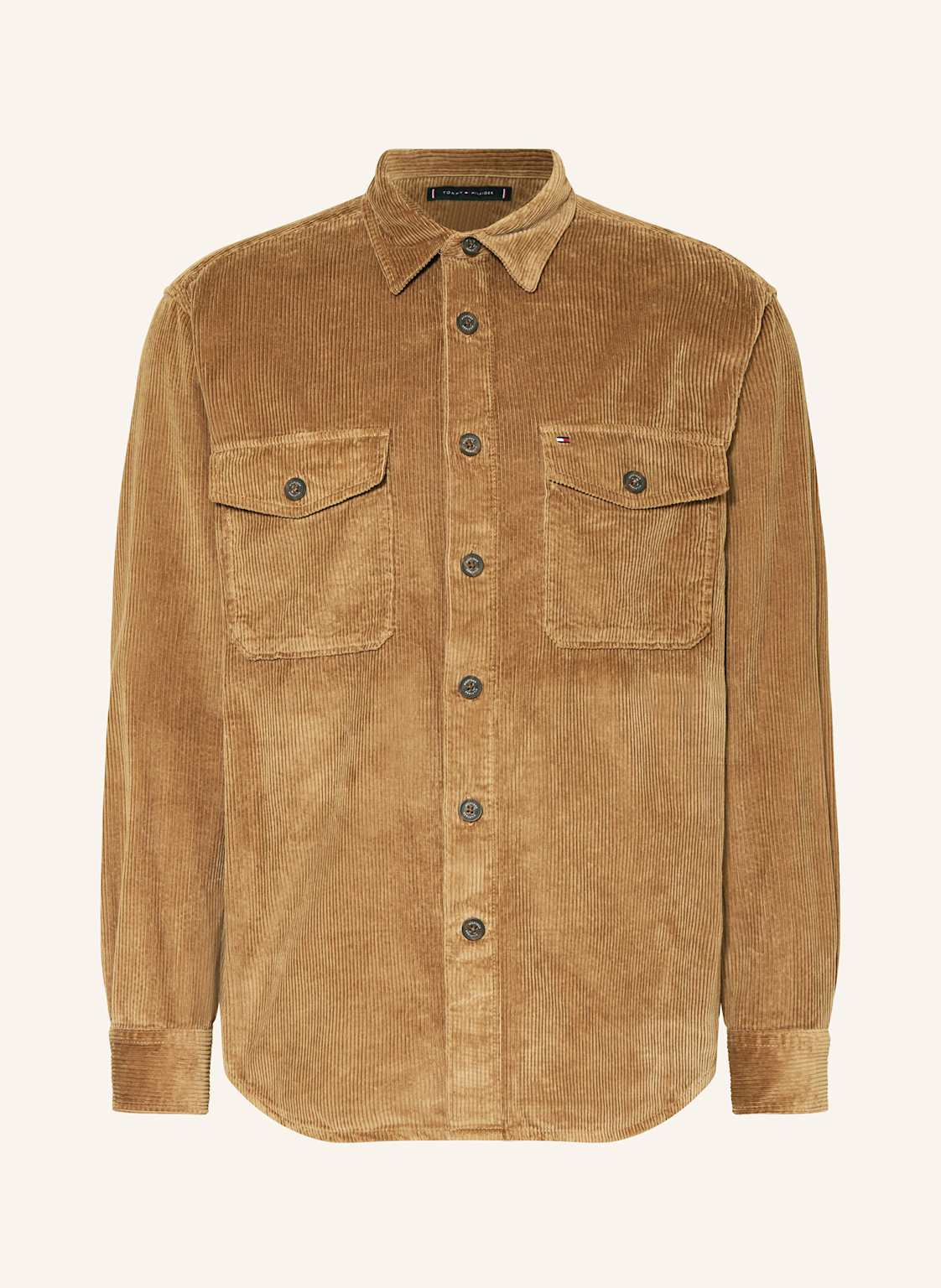 Tommy Hilfiger Cord-Overshirt braun Tommy Hilfiger Cord-Overshirt braun von Tommy Hilfiger