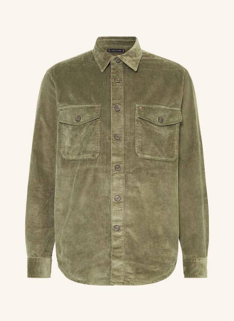 Tommy Hilfiger Cord-Overshirt gruen von Tommy Hilfiger