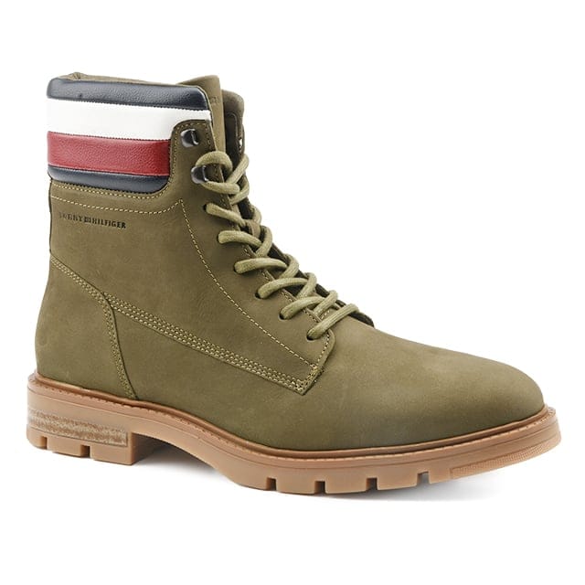 Tommy Hilfiger Corporate Hilfiger Nubuck Boot-43 43 von Tommy Hilfiger