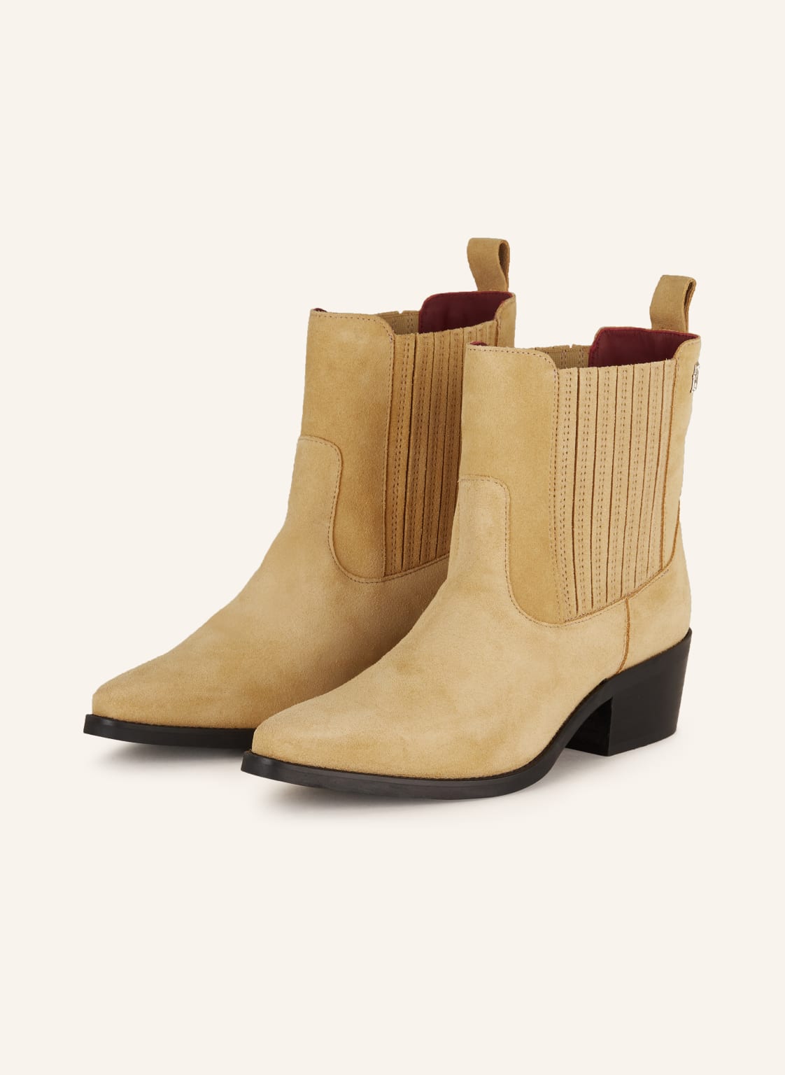 Tommy Hilfiger Cowboy Boots beige Tommy Hilfiger Cowboy Boots beige von Tommy Hilfiger