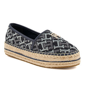 Tommy Hilfiger Damen Espadrille Blau von Tommy Hilfiger