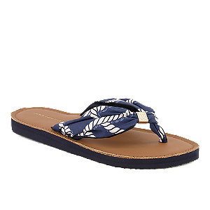 Tommy Hilfiger Damen Flip Flop Blau von Tommy Hilfiger