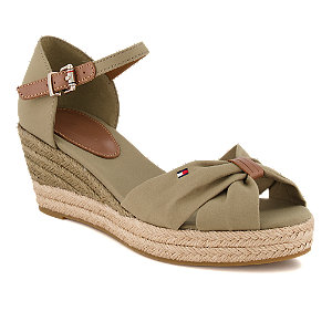 Tommy Hilfiger Damen Hohe Sandalette Grün von Tommy Hilfiger