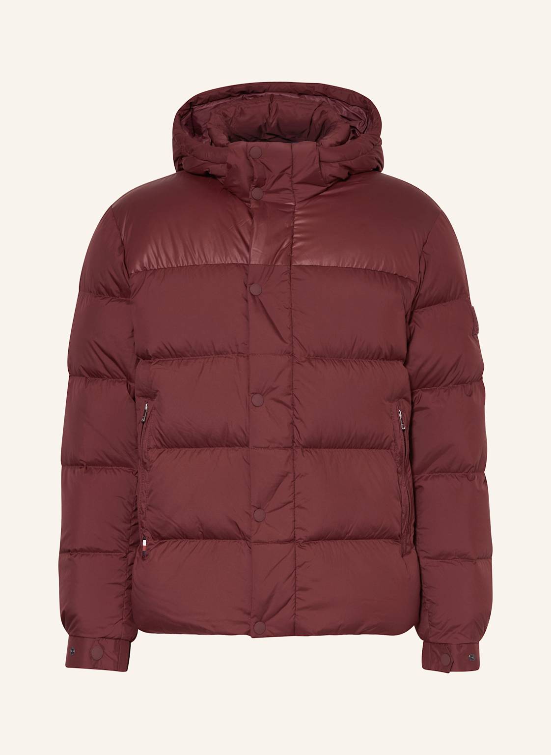 Tommy Hilfiger Daunenjacke Mit Abnehmbarer Kapuze rot von Tommy Hilfiger