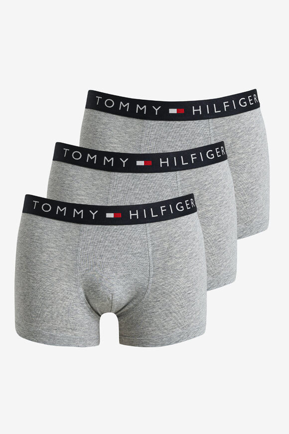 Tommy Hilfiger Dreierpack Boxershorts | Grey Heather | Herren  | L von Tommy Hilfiger