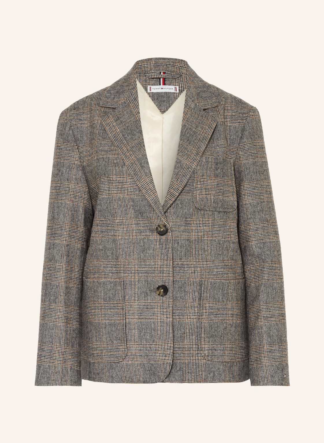 Tommy Hilfiger Flanellblazer grau von Tommy Hilfiger