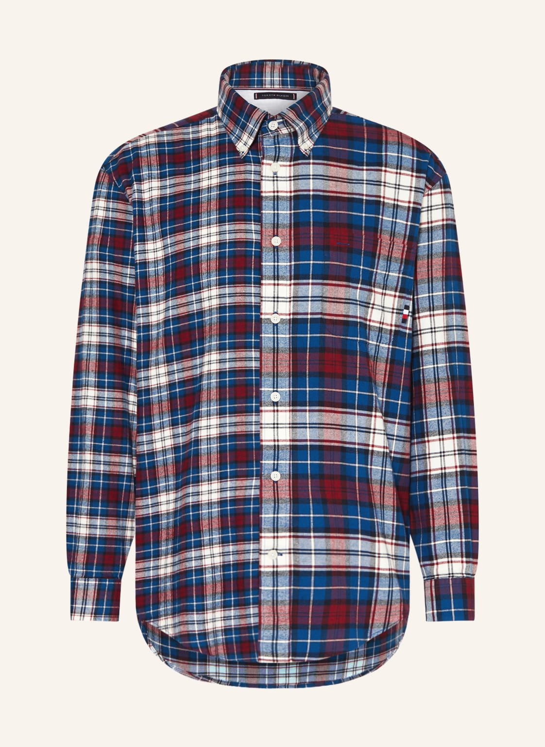 Tommy Hilfiger Flanellhemd Archive Fit blau von Tommy Hilfiger