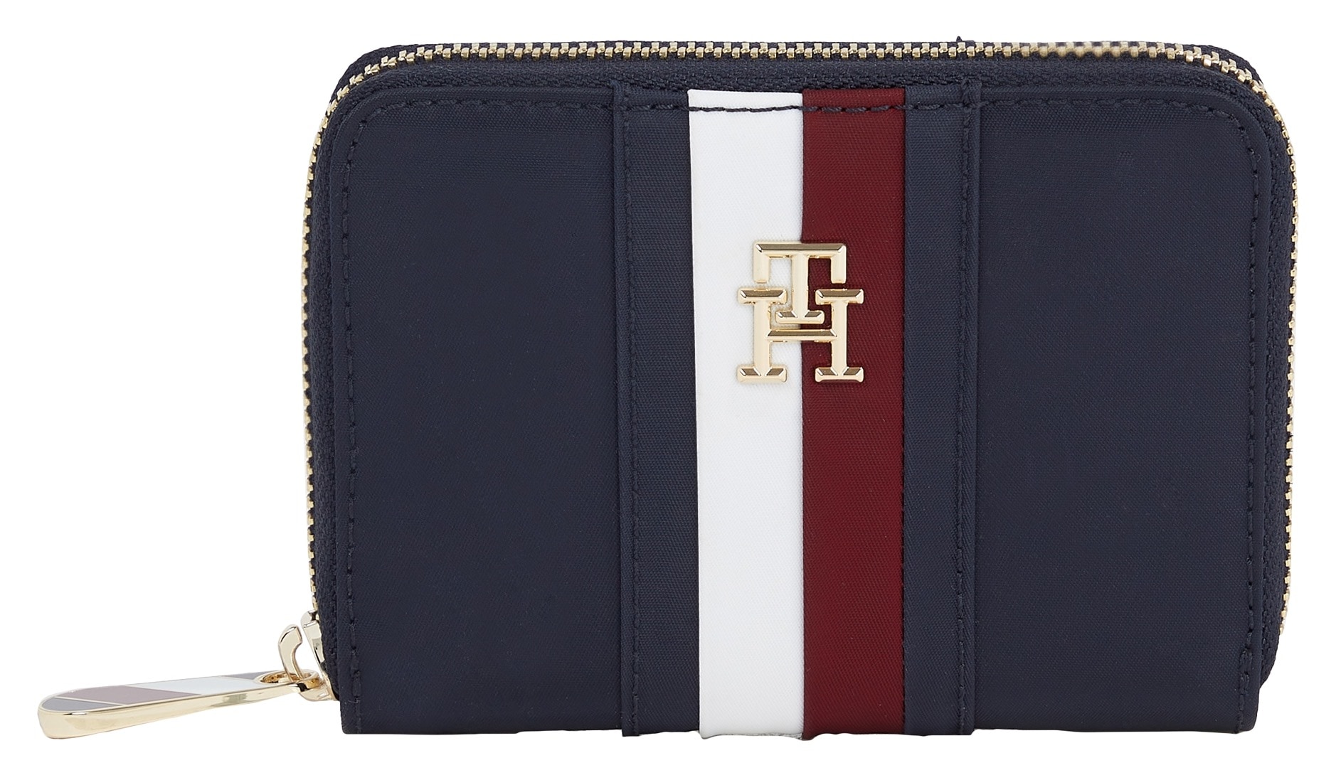 Tommy Hilfiger Geldbörse »POPPY MED ZA CORP«, mit TH-Monogramm vorne von Tommy Hilfiger