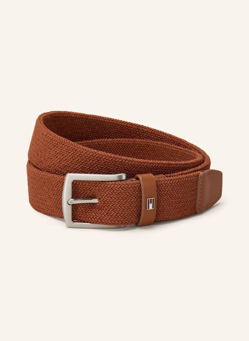 Tommy Hilfiger Flechtgürtel Denton braun von Tommy Hilfiger