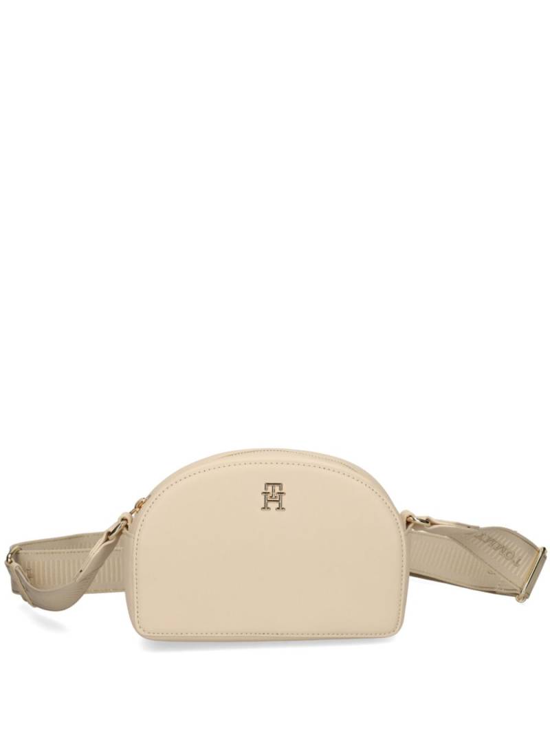 Tommy Hilfiger HT-logo plaque crossbody bag - Neutrals von Tommy Hilfiger