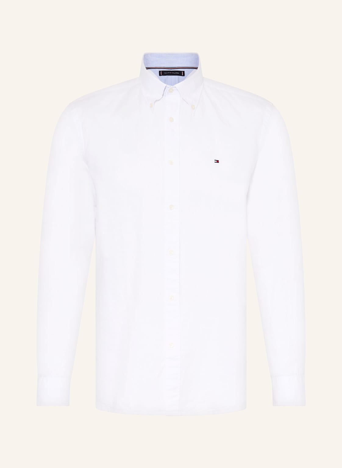 Tommy Hilfiger Hemd Comfort Fit Mit Leinen weiss Tommy Hilfiger Hemd Comfort Fit Mit Leinen weiss von Tommy Hilfiger