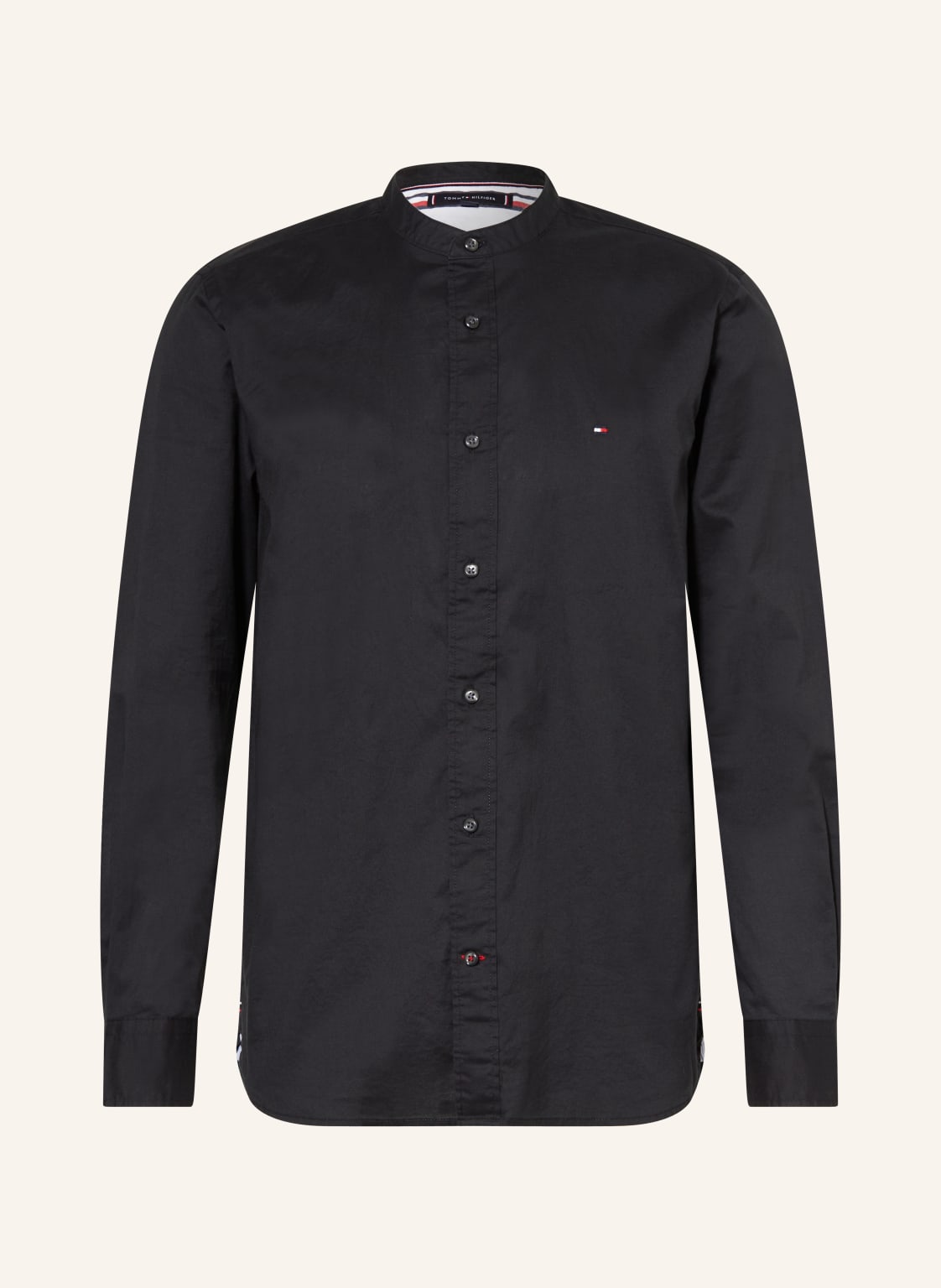 Tommy Hilfiger Hemd Regular Fit schwarz von Tommy Hilfiger