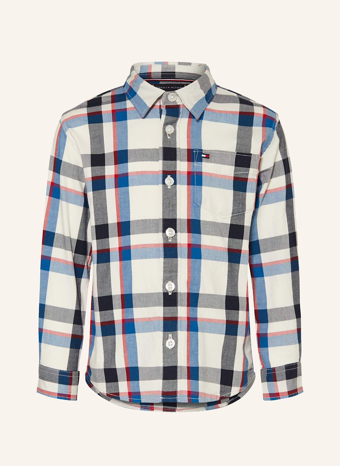 Tommy Hilfiger Hemd Regular Fit weiss von Tommy Hilfiger