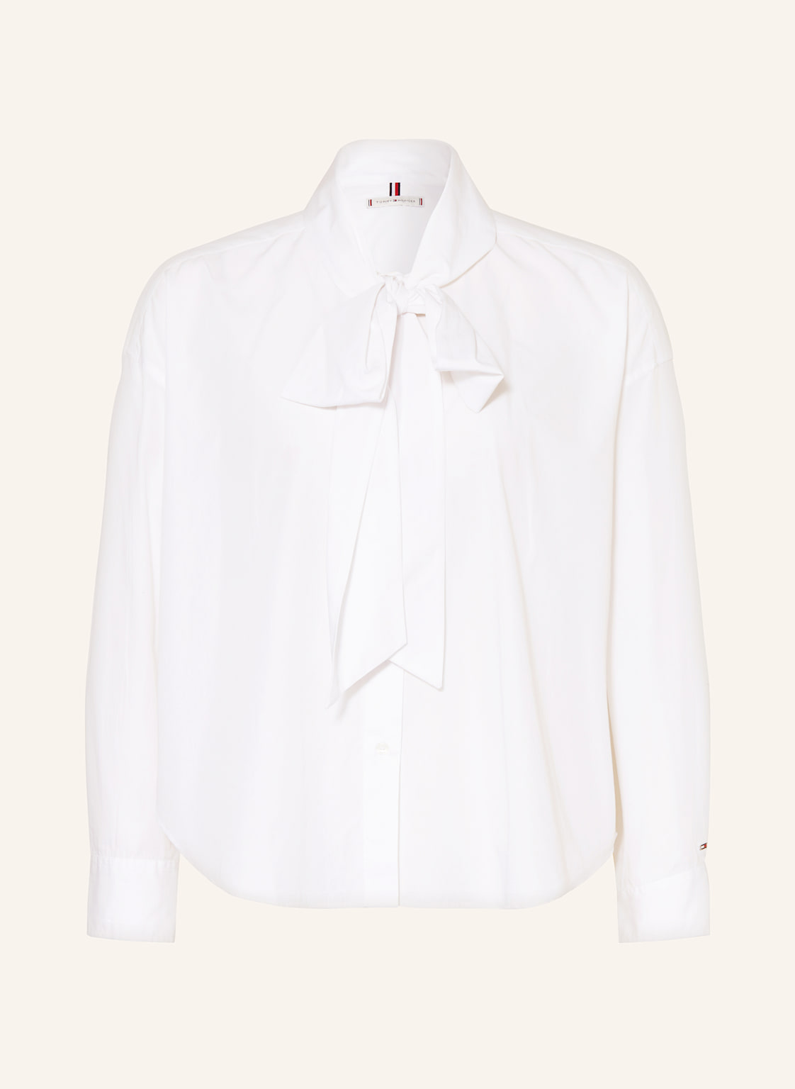 Tommy Hilfiger Hemdbluse Mit Schluppe weiss Tommy Hilfiger Hemdbluse Mit Schluppe weiss von Tommy Hilfiger