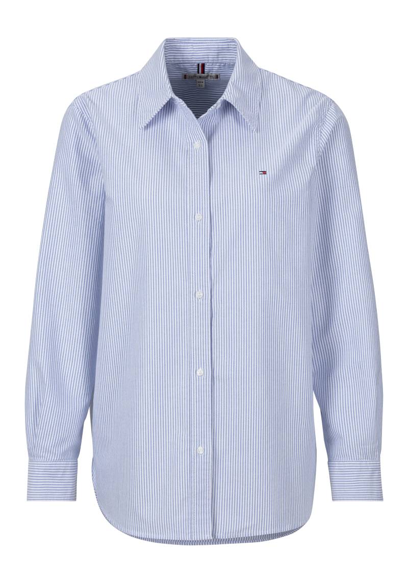 Tommy Hilfiger Hemdbluse »OXFORD RELAXED FIT SHIRT«, mit aufgestickter Flag von Tommy Hilfiger