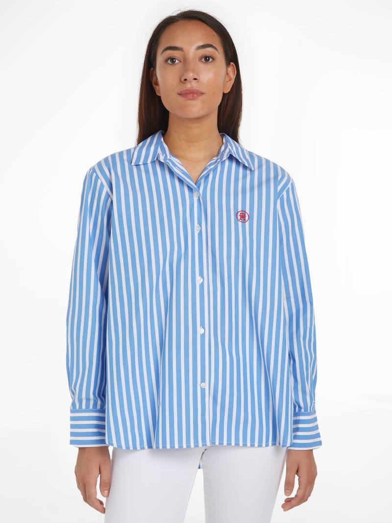 Tommy Hilfiger Hemdbluse »SMD STRIPE EASY FIT LS SHIRT«, mit Längsstreifen von Tommy Hilfiger