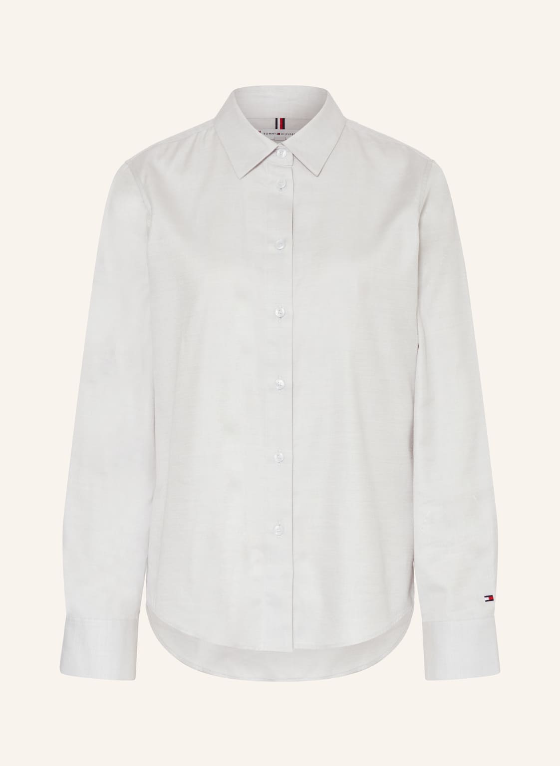 Tommy Hilfiger Hemdbluse grau Tommy Hilfiger Hemdbluse grau von Tommy Hilfiger