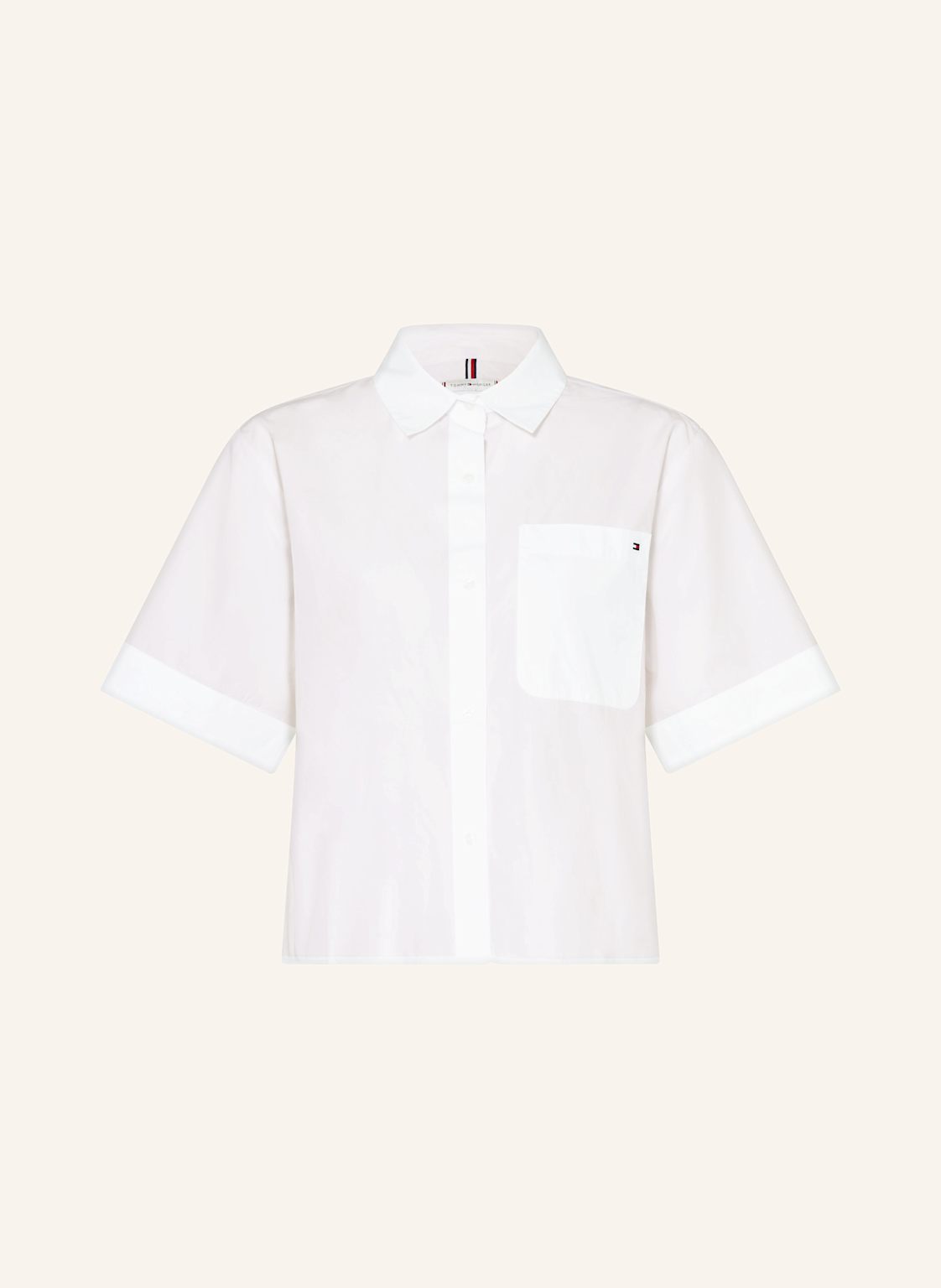 Tommy Hilfiger Hemdbluse weiss Tommy Hilfiger Hemdbluse weiss von Tommy Hilfiger