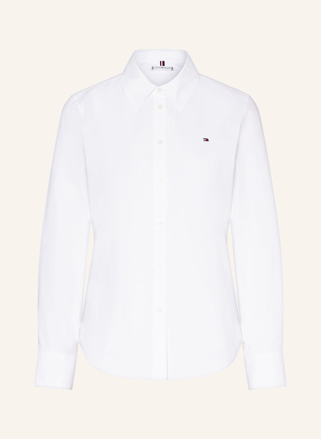 Tommy Hilfiger Hemdbluse weiss von Tommy Hilfiger