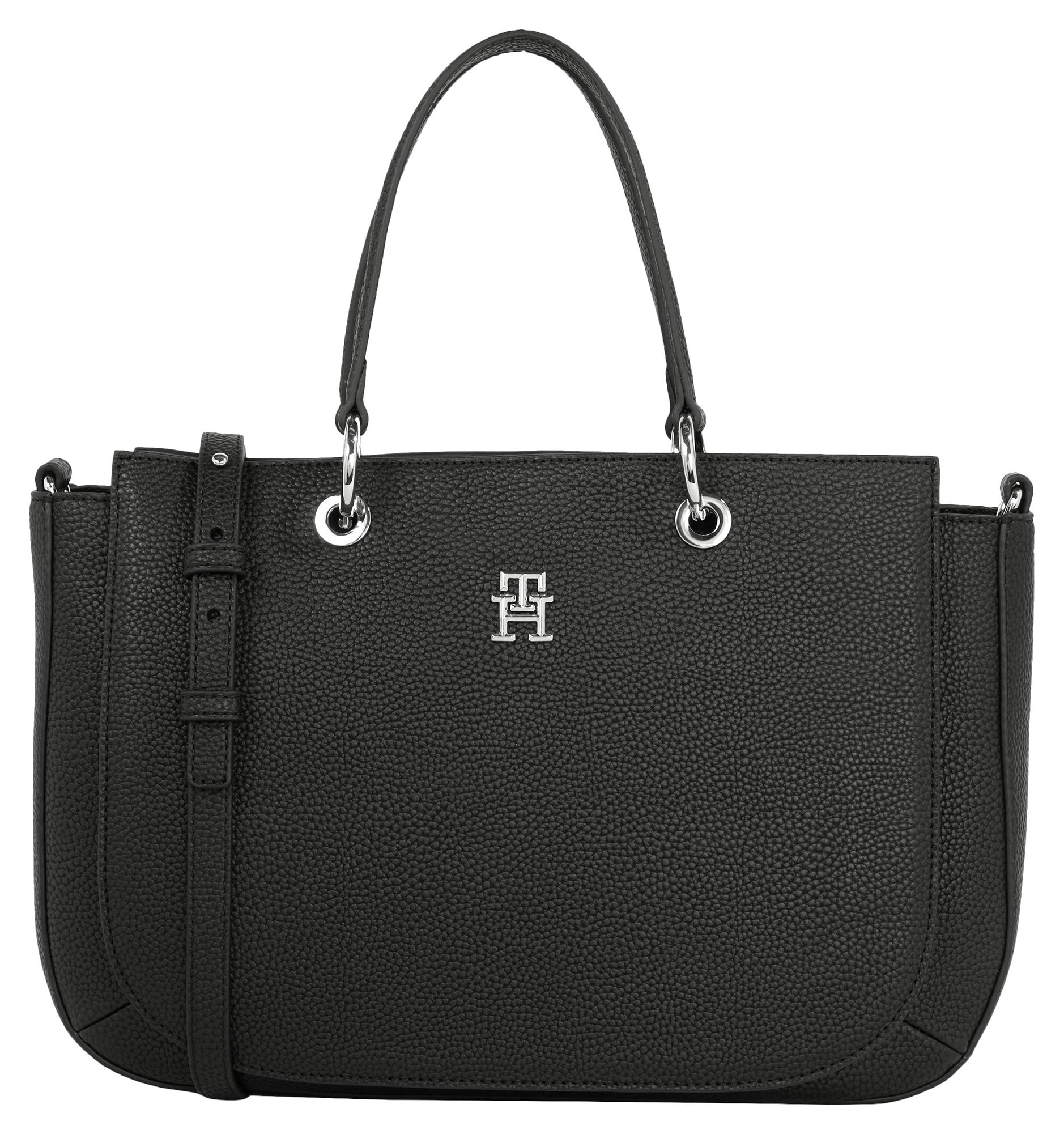 Tommy Hilfiger Henkeltasche »TH EMBLEM SATCHEL«, in zeitlosem Design von Tommy Hilfiger