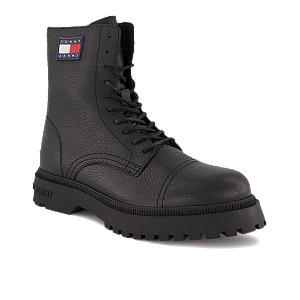 Tommy Hilfiger Herren Schnürboot Schwarz von Tommy Hilfiger