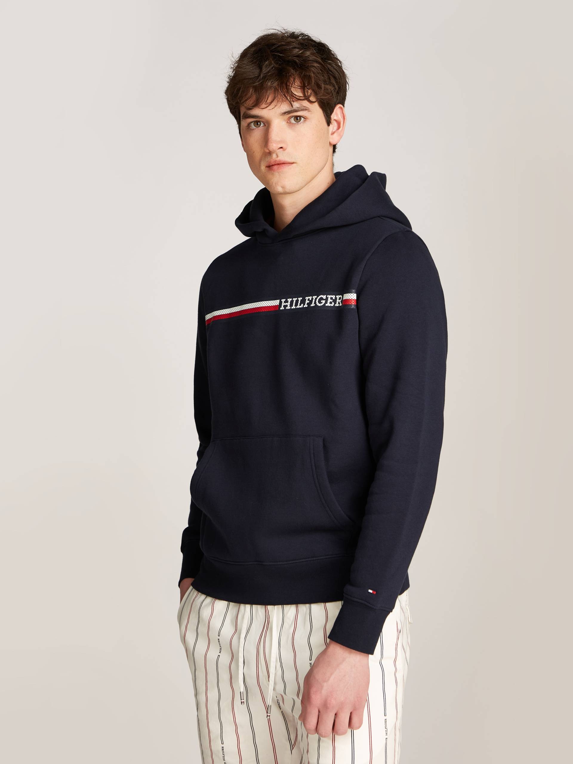 Tommy Hilfiger Hoodie »CHEST STRIPE HOODY« Tommy Hilfiger Hoodie »CHEST STRIPE HOODY« von Tommy Hilfiger