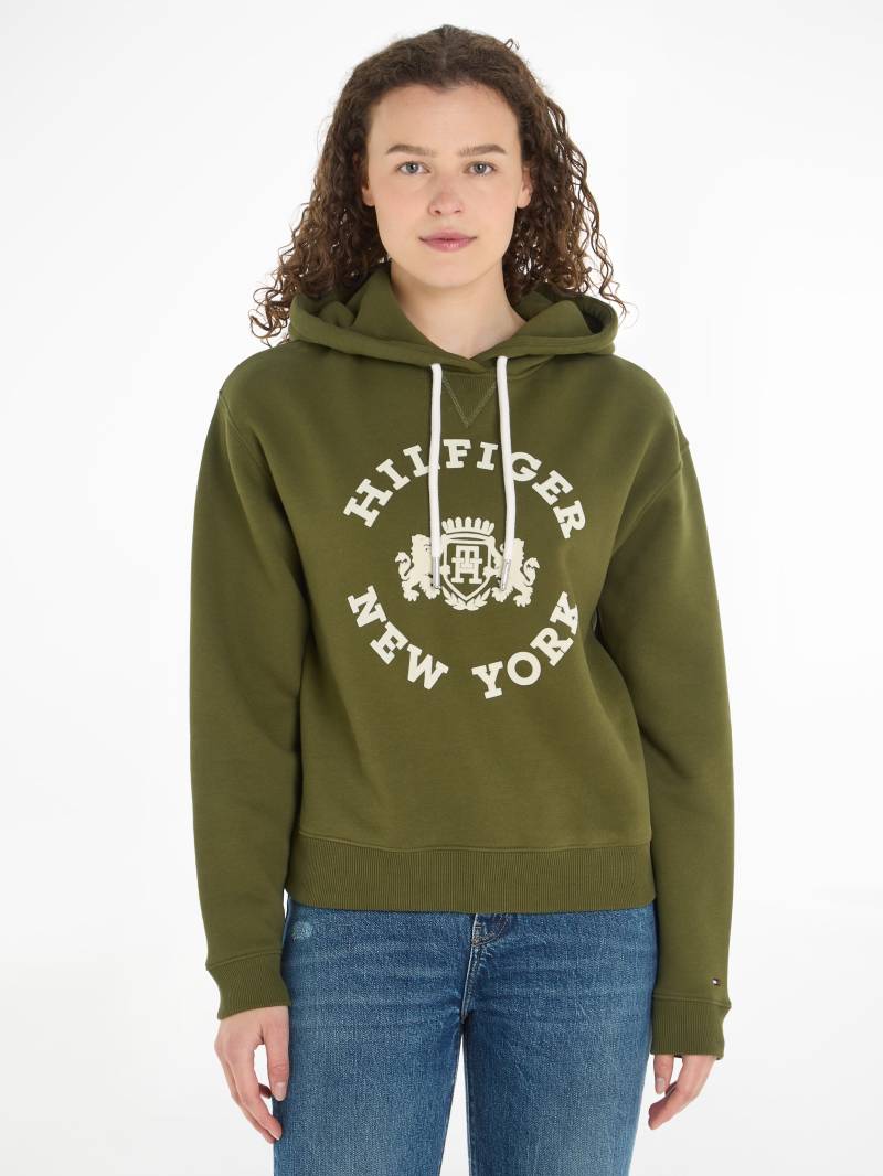 Tommy Hilfiger Hoodie »REG VARSITY FLOCK HOODIE«, mit grossem Logodruck auf der Brust von Tommy Hilfiger