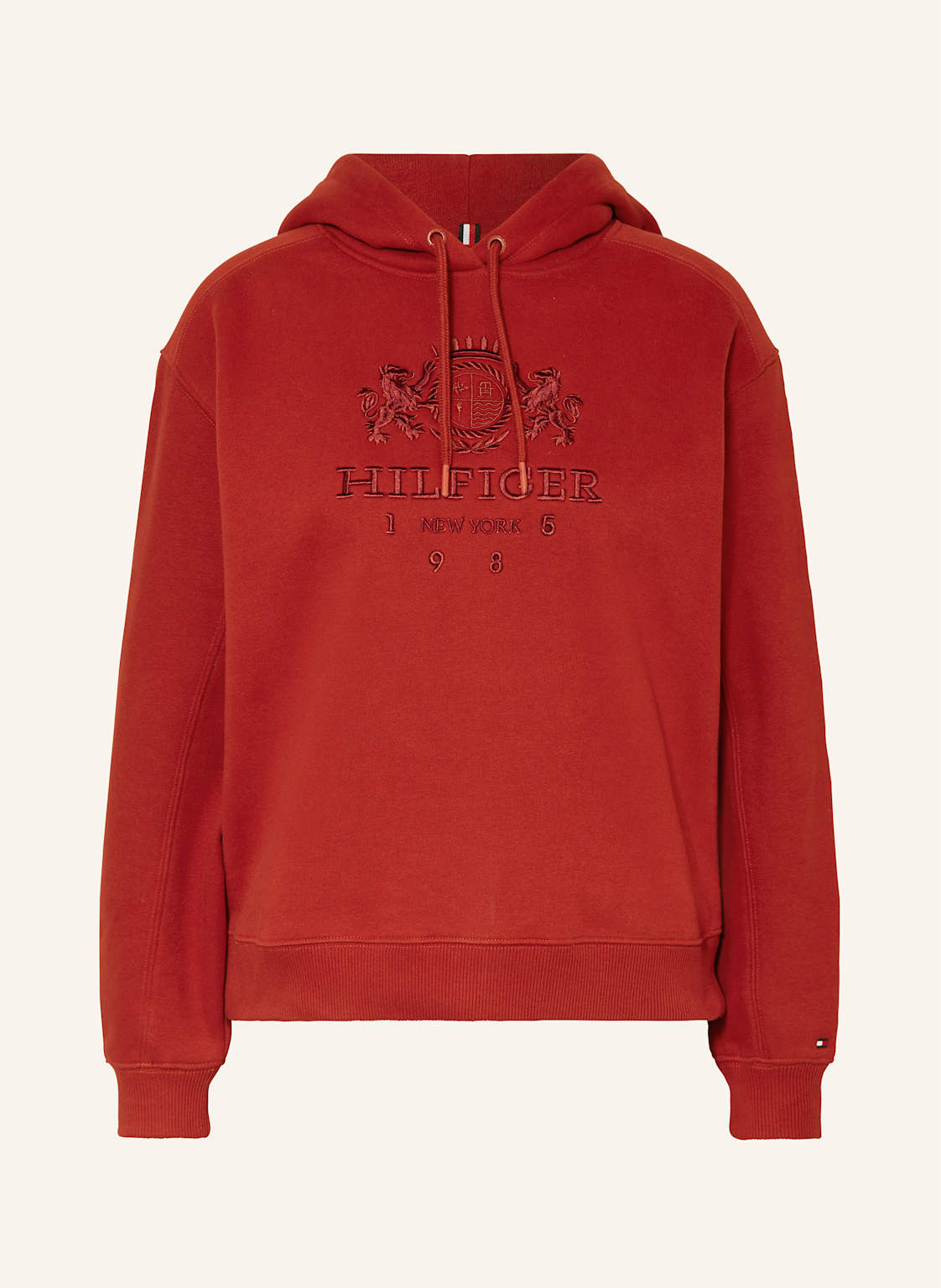 Tommy Hilfiger Hoodie rot von Tommy Hilfiger