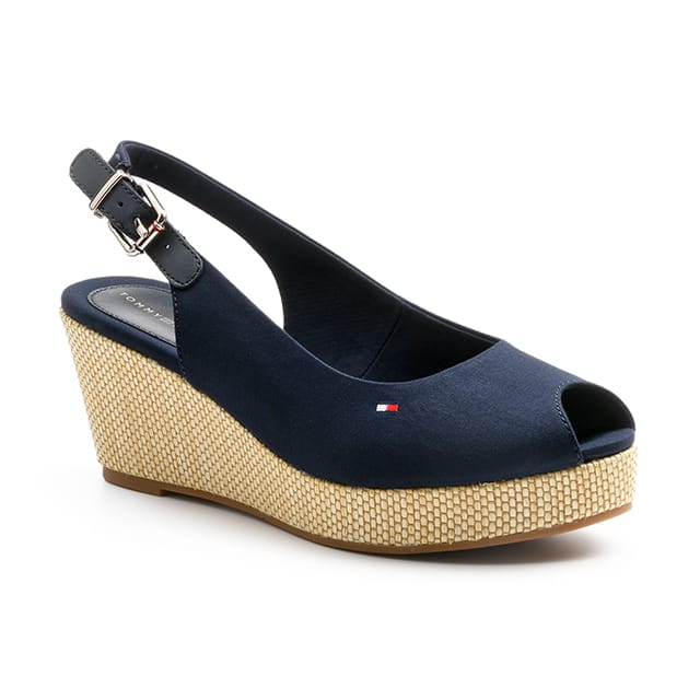 Tommy Hilfiger ICONIC ELBA SLING BACK WEDGE-36 36 von Tommy Hilfiger