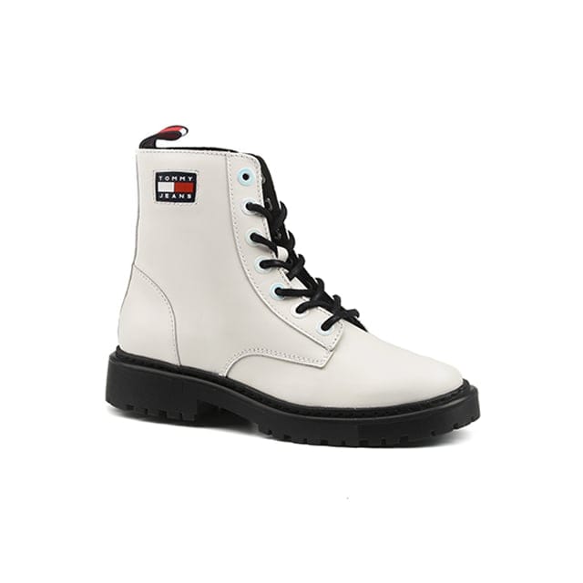 Tommy Hilfiger IRIDESCENT EYELETS FLAT BOOT-40 40 von Tommy Hilfiger