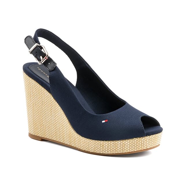 Tommy Hilfiger Iconic Elena sling back wedge-36 36 von Tommy Hilfiger