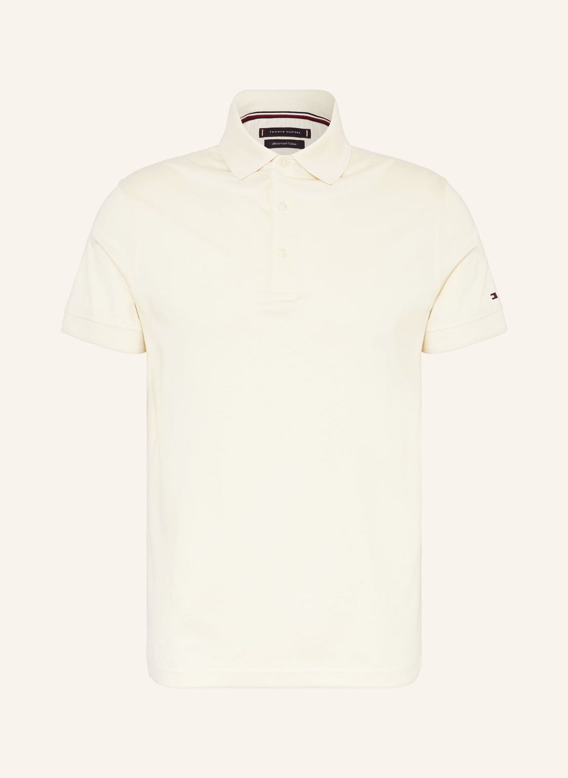 Tommy Hilfiger Jersey-Poloshirt Slim Fit weiss von Tommy Hilfiger