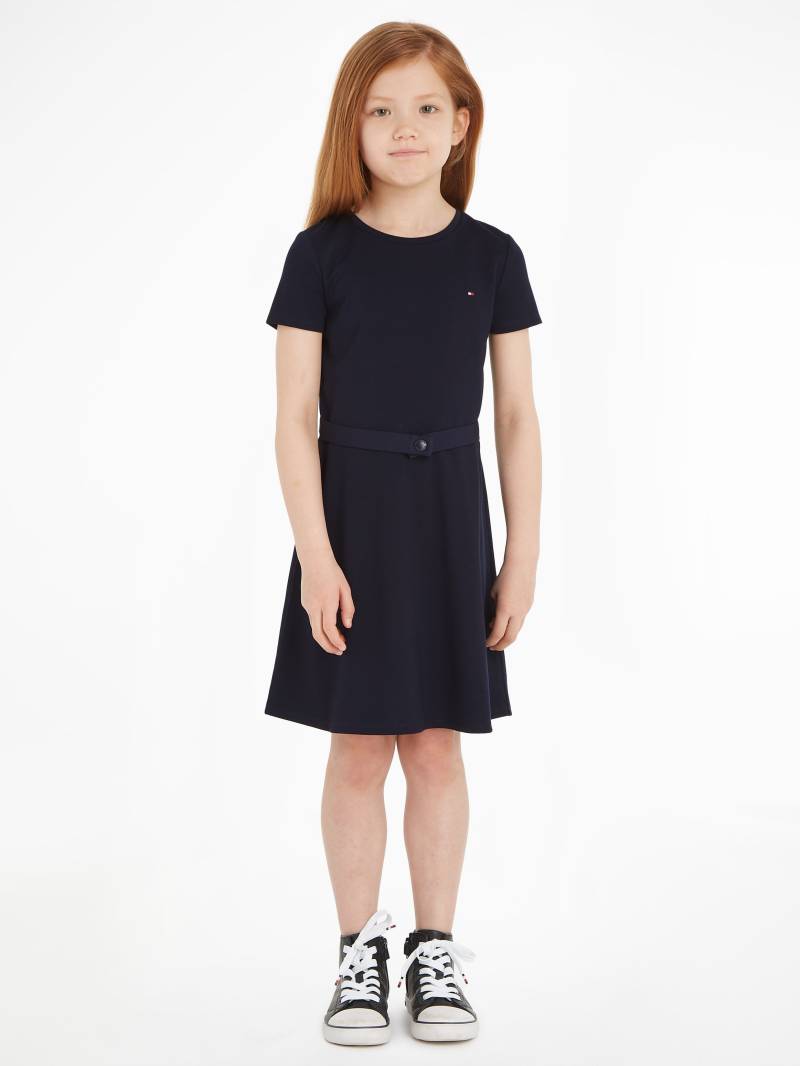 Tommy Hilfiger Jerseykleid »ESSENTIAL SKATER DRESS«, mit Markenlabel am Bund von Tommy Hilfiger