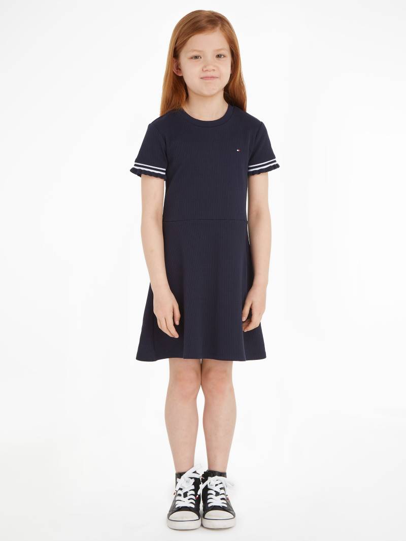 Tommy Hilfiger Jerseykleid »RUFFLE RIB KNIT DRESS«, mit Rippenstruktur von Tommy Hilfiger