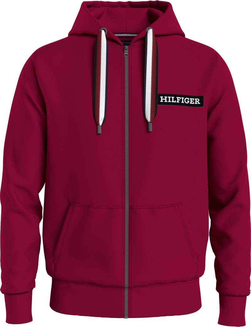 Tommy Hilfiger Kapuzensweatjacke »GLOBAL STRIPE HOODED ZIP THRU«, mit Kordel von Tommy Hilfiger