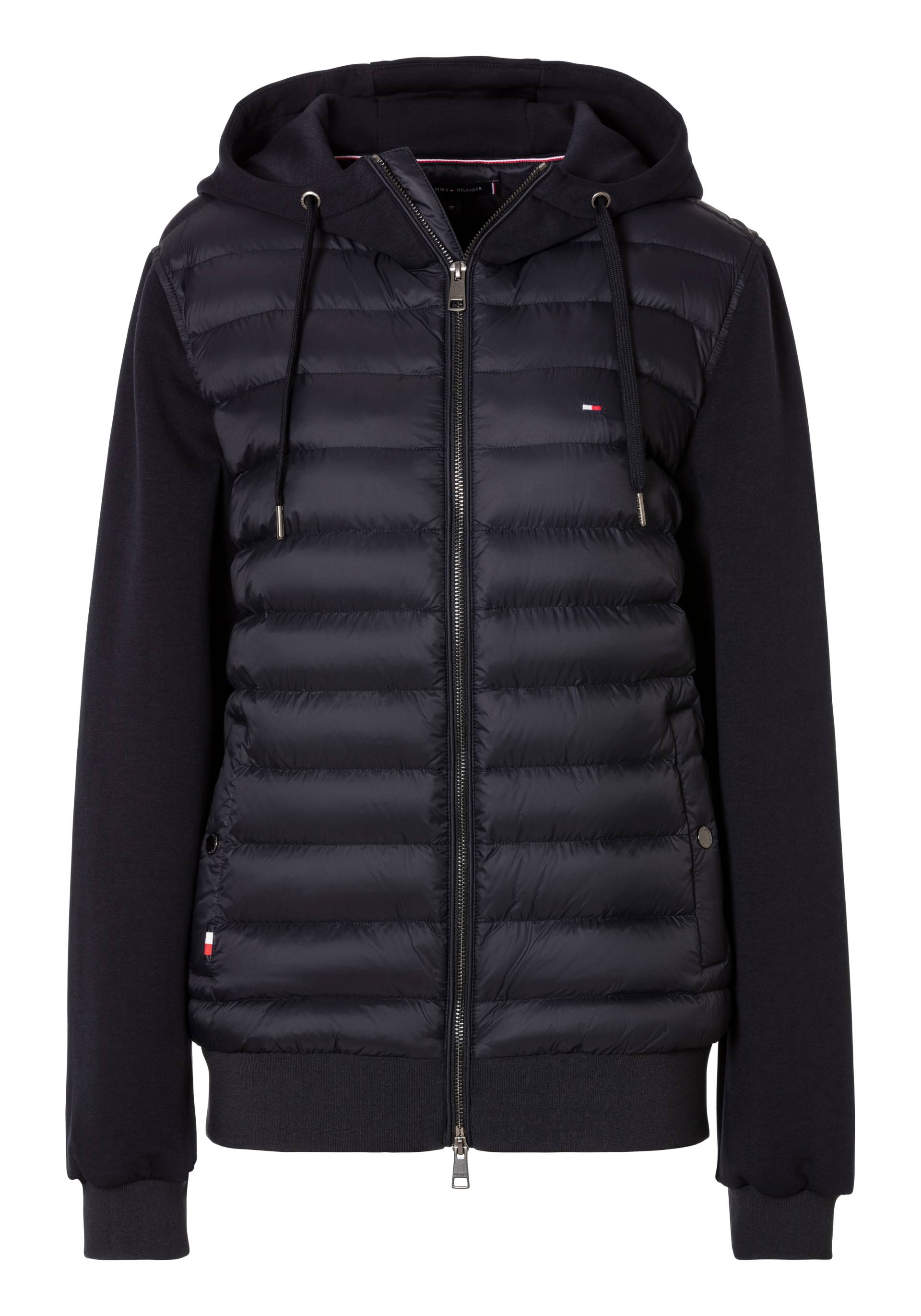 Tommy Hilfiger Kapuzensweatjacke »MIX MEDIA FZ HOODIE«, mit gesteppten Einsatz vorne von Tommy Hilfiger